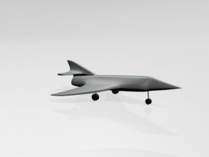 jet fighter 03 Model 3D
