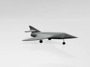 Jet fighter 03 3D Model