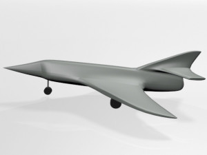 jet fighter 03 Model 3D