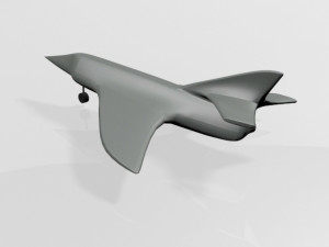 jet fighter 03 Model 3D