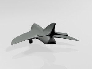 jet fighter 03 Model 3D
