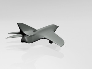 jet fighter 03 Model 3D