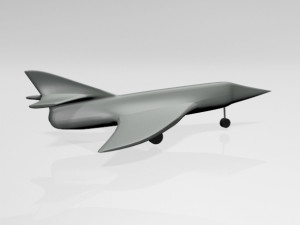 jet fighter 03 Model 3D