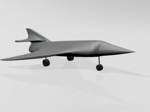 jet fighter 03 Model 3D