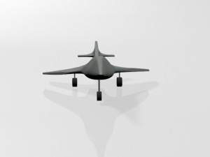 jet fighter 03 Model 3D