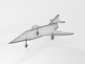 jet fighter 03 Model 3D