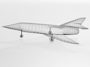 jet fighter 03 Model 3D