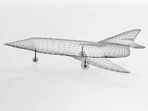 Jet fighter 03 3D Model