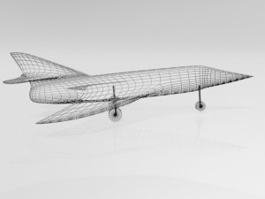 jet fighter 03 Model 3D