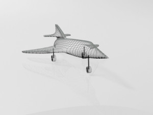 jet fighter 03 Model 3D