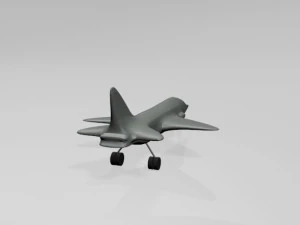 Jet fighter 04 3D Model