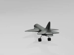 Jet fighter 04 3D Model