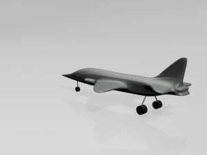 Jet fighter 04 3D Model