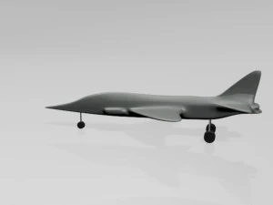 Jet fighter 04 3D Model