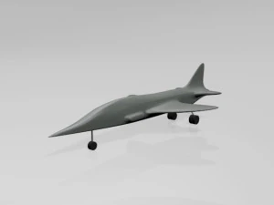 Jet fighter 04 3D Model
