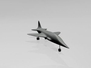 jet fighter 04 3D Modell