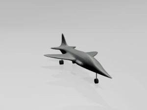 Jet fighter 04 3D Model