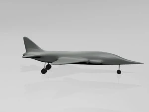 Jet fighter 04 3D Model