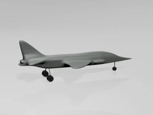 Jet fighter 04 3D Model
