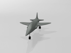 jet fighter 04 3D Modell