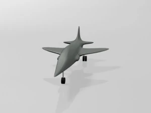 Jet fighter 04 3D Model