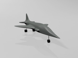 jet fighter 04 3D Modell