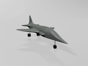 Jet fighter 04 3D Model