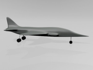 jet fighter 04 3D Modell