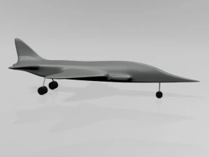 Jet fighter 04 3D Model