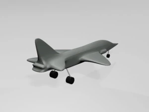 Jet fighter 04 3D Model