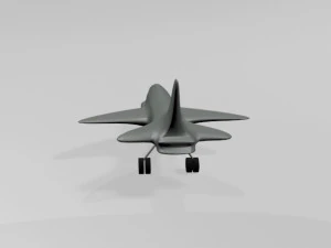Jet fighter 04 3D Model