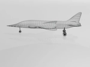 Jet fighter 04 3D Model