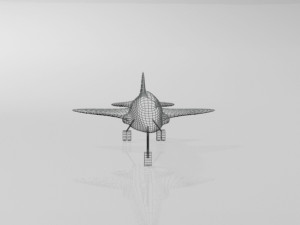 jet fighter 04 3D Modell