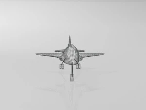 Jet fighter 04 3D Model