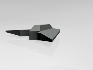 spaceship 03 3D Model