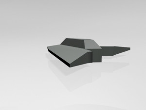 spaceship 03 3D Model