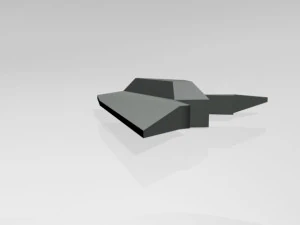 Spaceship 03 3D Model