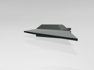 spaceship 03 3D Model