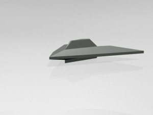 spaceship 03 3D Model