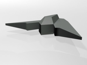 spaceship 03 3D Model