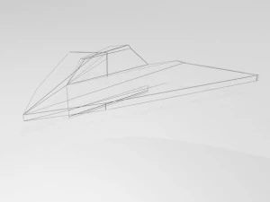 Spaceship 03 3D Model