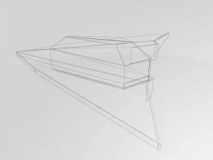Spaceship 03 3D Model