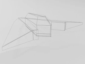 Spaceship 03 3D Model