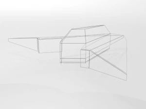Spaceship 03 3D Model