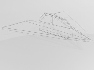 spaceship 03 3D Model