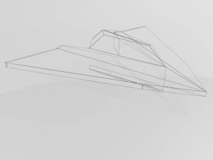 Spaceship 03 3D Model