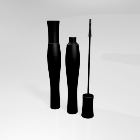 false lash effect mascara 01 Model 3D .c4d .max .obj .3ds .fbx .stl .blend 