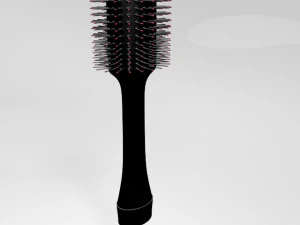 Hair dryer and volumizer brush 01 3D Model