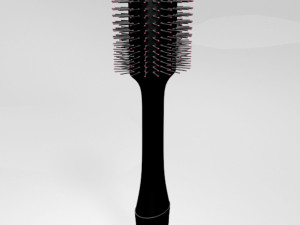 hair dryer and volumizer brush 01 Modèle 3D