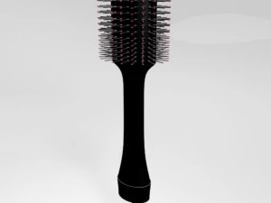 Hair dryer and volumizer brush 01 3D Model